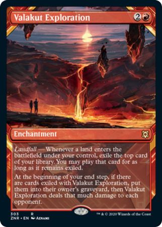 Valakut Exploration 303 Alternate Art Showcase Zendikar Rising Collector Booster Singles Valakut Exploration 303 Alternate Art Showcase Zendikar Rising Collector Booster Singles