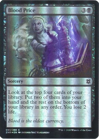 Blood Price 093 280 Foil Blood Price 093 280 Foil