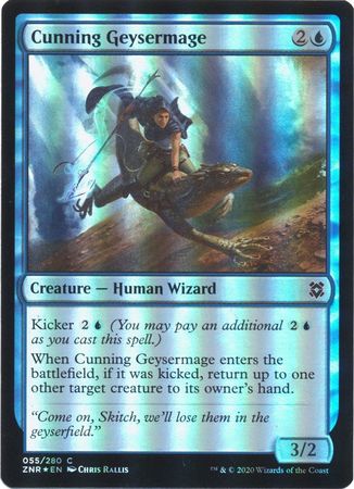 Cunning Geysermage 055 280 Foil Zendikar Rising Foil Singles Cunning Geysermage 055 280 Foil Zendikar Rising Foil Singles