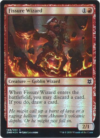 Fissure Wizard 140 280 Foil Zendikar Rising Foil Singles Fissure Wizard 140 280 Foil Zendikar Rising Foil Singles