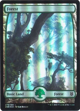 Forest Full Art 278 280 Foil Zendikar Rising Foil Singles Forest Full Art 278 280 Foil Zendikar Rising Foil Singles