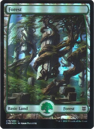 Forest Full Art 279 280 Foil Zendikar Rising Foil Singles Forest Full Art 279 280 Foil Zendikar Rising Foil Singles