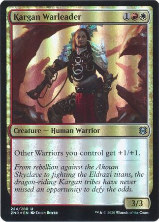 Kargan Warleader 224 280 Foil Kargan Warleader 224 280 Foil