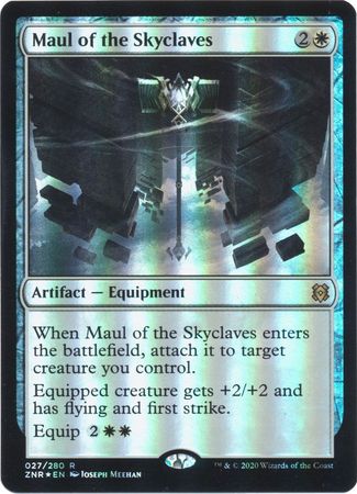 Maul of the Skyclaves 027 280 Foil Zendikar Rising Foil Singles Maul of the Skyclaves 027 280 Foil Zendikar Rising Foil Singles