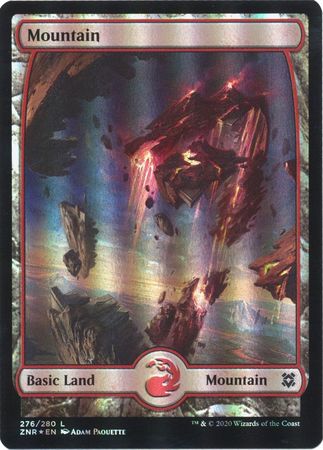 Mountain Full Art 276 280 Foil Zendikar Rising Foil Singles Mountain Full Art 276 280 Foil Zendikar Rising Foil Singles