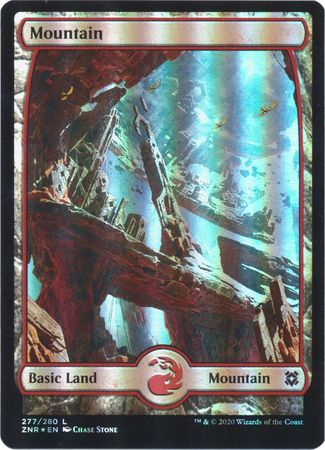 Mountain Full Art 277 280 Foil Zendikar Rising Foil Singles Mountain Full Art 277 280 Foil Zendikar Rising Foil Singles