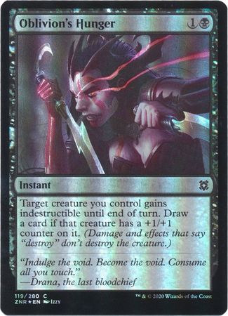 Oblivion s Hunger 119 280 Foil Oblivion s Hunger 119 280 Foil