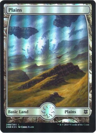Plains Full Art 268 280 Foil Zendikar Rising Foil Singles Plains Full Art 268 280 Foil Zendikar Rising Foil Singles