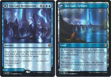 Sea Gate Restoration Sea Gate Reborn 076 280 Foil Zendikar Rising Foil Singles Sea Gate Restoration Sea Gate Reborn 076 280 Foil Zendikar Rising Foil Singles
