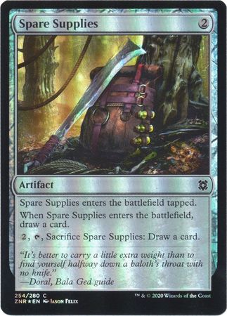Spare Supplies 254 280 Foil Zendikar Rising Foil Singles Spare Supplies 254 280 Foil Zendikar Rising Foil Singles