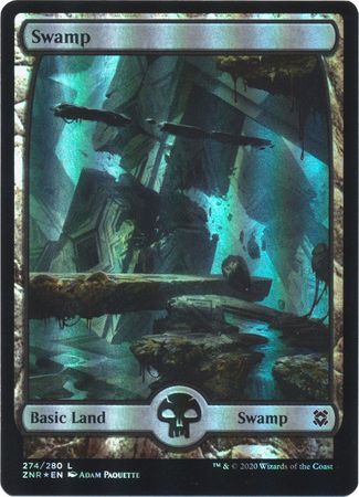 Swamp Full Art 274 280 Foil Zendikar Rising Foil Singles Swamp Full Art 274 280 Foil Zendikar Rising Foil Singles