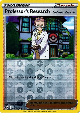 Details about   Pokemon Champion's Path REVERSE HOLO Professor's Research 062/073 NM *Pack Fresh