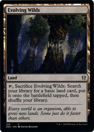 Evolving Wilds 129 Zendikar Rising Commander Singles Evolving Wilds 129 Zendikar Rising Commander Singles