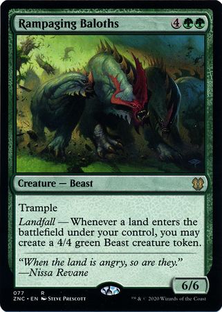 Rampaging Baloths 077 Zendikar Rising Commander Singles Rampaging Baloths 077 Zendikar Rising Commander Singles