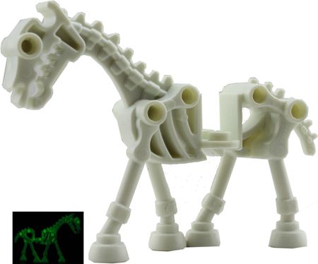 LEGO Knights Pet White Undead Skeleton Horse Glow in the dark All Toys and Collectibles LEGO Knights Pet White Undead Skeleton Horse Glow in the dark All Toys and Collectibles