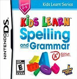 Kids Learn Spelling and Grammar A Ediiton Nintendo DS Nintendo DS Kids Learn Spelling and Grammar A Ediiton Nintendo DS Nintendo DS