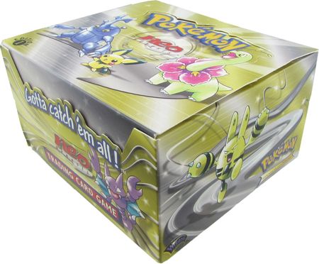 Neo Genesis 1st Edition Booster Box Empty Box Pokemon Neo Genesis 1st Edition Booster Box Empty Box Pokemon