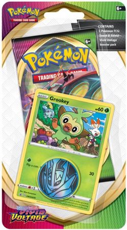Vivid Voltage Blister Pack Lot Of 2 Two Promos Two Booster Packs 2 Coins 