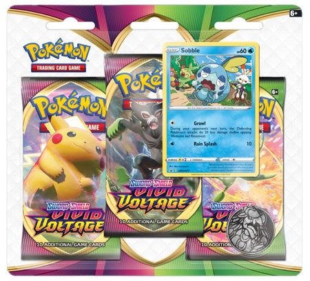 Pokemon VIVID VOLTAGE  Checklane Blister Pack w/Weezing Black star promo & coin 