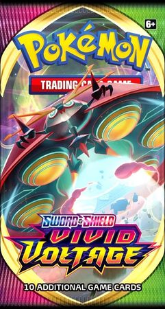 1x Vivid Voltage Art Blister Pack Pokemon Sword And Shield Sealed Booster TCG 