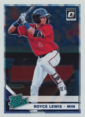 Royce Lewis 2019 Donruss Optic RP 1 Rated Prospect Panini 2019 Donruss Optic Rated Prospect Royce Lewis 2019 Donruss Optic RP 1 Rated Prospect Panini 2019 Donruss Optic Rated Prospect