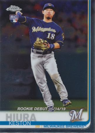 Keston Hiura 2019 Topps Update Chrome 62 Rookie Debut 2019 Topps Update Chrome Keston Hiura 2019 Topps Update Chrome 62 Rookie Debut 2019 Topps Update Chrome