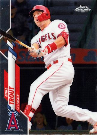 Mike Trout 2020 Topps Chrome 1 2020 Topps Chrome Mike Trout 2020 Topps Chrome 1 2020 Topps Chrome