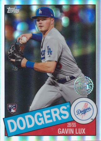 Gavin Lux 2020 Topps Chrome 85TC 5 1985 Rookie Retro 2020 Topps Chrome Retro Gavin Lux 2020 Topps Chrome 85TC 5 1985 Rookie Retro 2020 Topps Chrome Retro