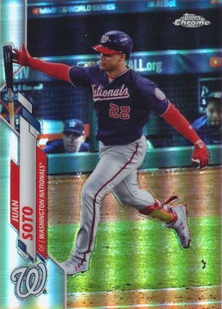 Juan Soto 2020 Topps Chrome 12 Variation SP 2020 Topps Chrome Juan Soto 2020 Topps Chrome 12 Variation SP 2020 Topps Chrome