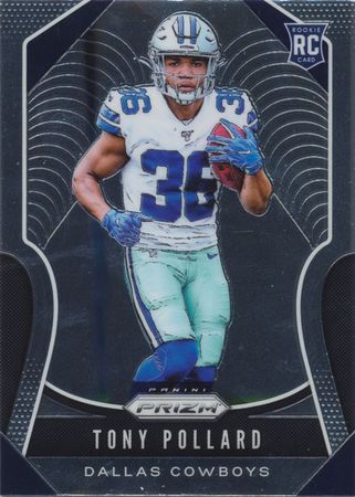 Tony Pollard 2019 Prizm 339 Rookie Panini 2019 Panini Prizm Tony Pollard 2019 Prizm 339 Rookie Panini 2019 Panini Prizm
