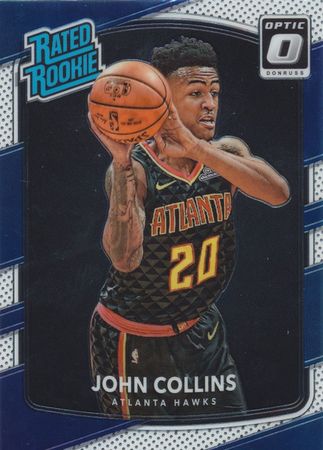 John Collins 2017 18 Donruss Optic 182 Rookie Panini John Collins 2017 18 Donruss Optic 182 Rookie Panini