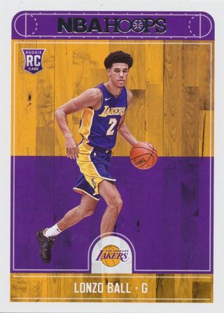 Lonzo Ball 2017 18 NBA Hoops 252 Rookie Panini Lonzo Ball 2017 18 NBA Hoops 252 Rookie Panini