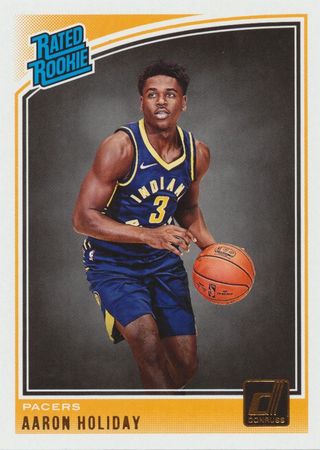 Aaron Holiday 2018 19 Donruss 176 Rookie Panini 2018 19 Donruss Aaron Holiday 2018 19 Donruss 176 Rookie Panini 2018 19 Donruss