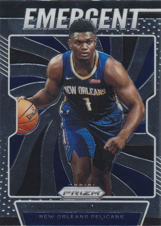 Zion Williamson 2019 20 Prizm Emergent 7 Rookie Panini 2019 20 Panini Prizm Emergent Zion Williamson 2019 20 Prizm Emergent 7 Rookie Panini 2019 20 Panini Prizm Emergent