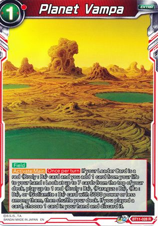 Planet Vampa BT11 028 Rare UW Series 2 Vermilion Bloodline Non Foil Singles Planet Vampa BT11 028 Rare UW Series 2 Vermilion Bloodline Non Foil Singles