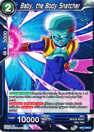Baby the Body Snatcher BT11 046 Common UW Series 2 Vermilion Bloodline Non Foil Singles Baby the Body Snatcher BT11 046 Common UW Series 2 Vermilion Bloodline Non Foil Singles