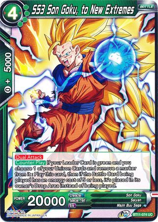 SS3 Son Goku, to New Extremes - Dragonball Super TCG | TrollAndToad