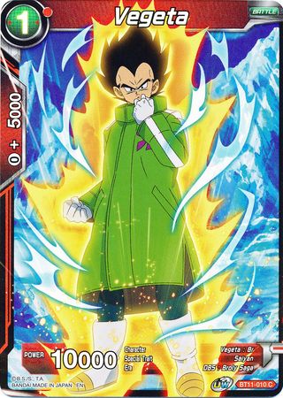 Vegeta BT11 010 Foil Common UW Series 2 Rise of the Unison Warrior Vermilion Bloodline Foil Singles Vegeta BT11 010 Foil Common UW Series 2 Rise of the Unison Warrior Vermilion Bloodline Foil Singles