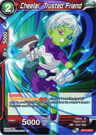 Cheelai Trusted Friend BT11 023 Foil Common UW Series 2 Vermilion Bloodline Foil Singles Cheelai Trusted Friend BT11 023 Foil Common UW Series 2 Vermilion Bloodline Foil Singles