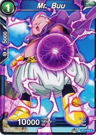 Mr Buu BT11 041 Foil Common UW Series 2 Vermilion Bloodline Foil Singles Mr Buu BT11 041 Foil Common UW Series 2 Vermilion Bloodline Foil Singles
