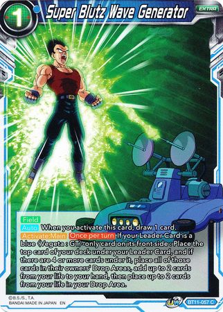 Super Blutz Wave Generator BT11 057 Foil Common UW Series 2 Vermilion Bloodline Foil Singles Super Blutz Wave Generator BT11 057 Foil Common UW Series 2 Vermilion Bloodline Foil Singles