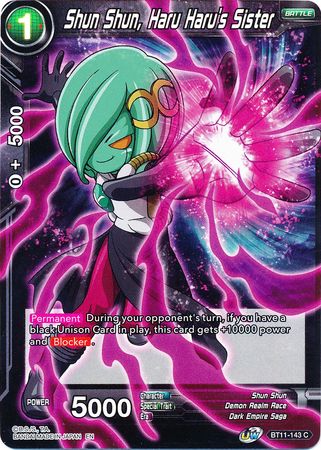Shun Shun Haru Haru s Sister BT11 143 Foil Common UW Series 2 Vermilion Bloodline Foil Singles Shun Shun Haru Haru s Sister BT11 143 Foil Common UW Series 2 Vermilion Bloodline Foil Singles