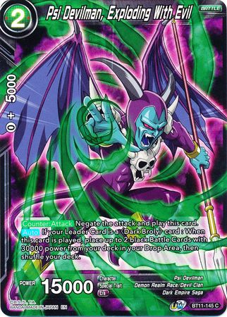 Psi Devilman Exploding With Evil BT11 145 Foil Common UW Series 2 Vermilion Bloodline Foil Singles Psi Devilman Exploding With Evil BT11 145 Foil Common UW Series 2 Vermilion Bloodline Foil Singles