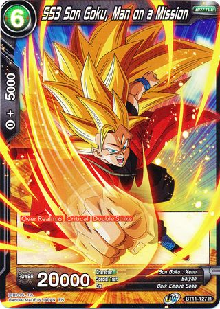 SS3 Son Goku Man on a Mission BT11 127 Foil Rare SS3 Son Goku Man on a Mission BT11 127 Foil Rare