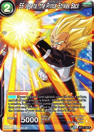 ss vegeta the prince strikes back