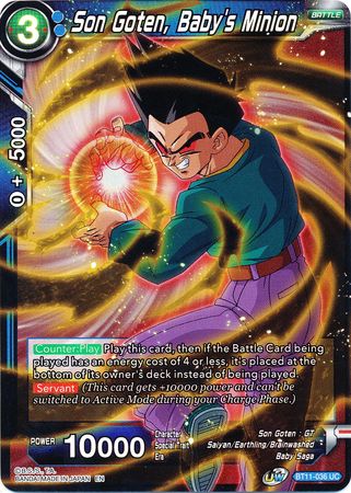 Son Goten Baby s Minion BT11 036 Foil Uncommon UW Series 2 Rise of the Unison Warriors Vermilion Bloodline Foil Singles Son Goten Baby s Minion BT11 036 Foil Uncommon UW Series 2 Rise of the Unison Warriors Vermilion Bloodline Foil Singles