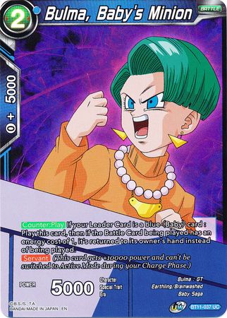 Bulma Baby s Minion BT11 037 Foil Uncommon Bulma Baby s Minion BT11 037 Foil Uncommon
