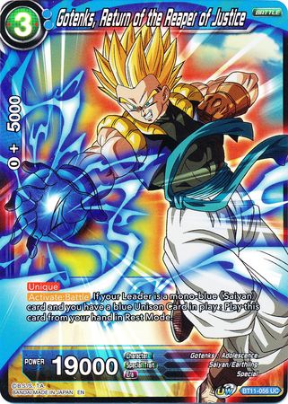 Gotenks Return of the Reaper of Justice BT11 056 Foil Uncommon UW Series 2 Rise of the Unison Warriors Vermilion Bloodline Foil Singles Gotenks Return of the Reaper of Justice BT11 056 Foil Uncommon UW Series 2 Rise of the Unison Warriors Vermilion Bloodline Foil Singles