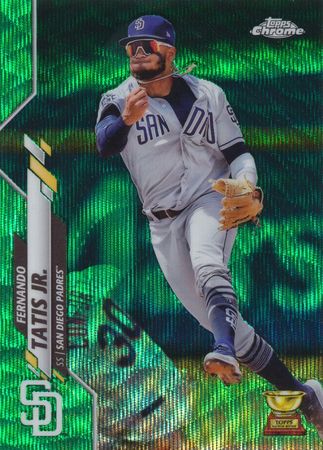 Fernando Tatis Jr 2020 Topps Chrome 84 Green 30 99 Wave Refractor 21294 Fernando Tatis Jr 2020 Topps Chrome 84 Green 30 99 Wave Refractor 21294