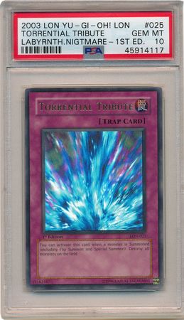 Torrential Tribute ION 025 PSA MT 10 Ultra Rare 1st Ed PSA 4117 Torrential Tribute ION 025 PSA MT 10 Ultra Rare 1st Ed PSA 4117